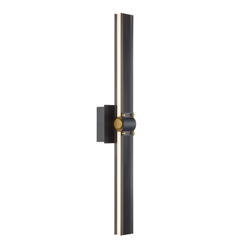 ADMIRAL luminaire mural noir et doré 38004-018 | Luminaire Plus.ca 