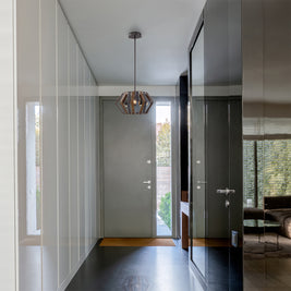 BEVELO luminaire suspendu bronze et effet bois 38267-017 | Luminaire Plus.ca