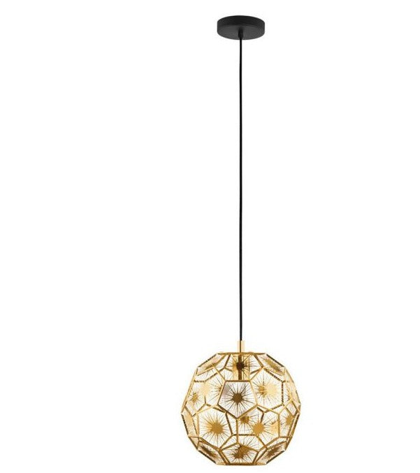 SKOURA luminaire suspendu métal cuivré 39754A | Luminaire Plus.ca