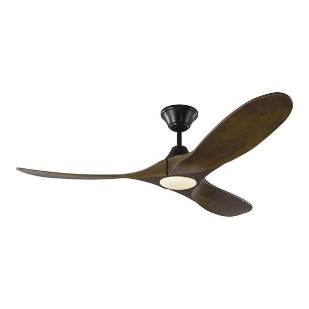 MAVERICK ventilateur noir et effet bois 3MAVR52BKD | Luminaire Plus.ca