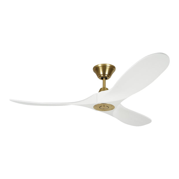 MAVERICK ventilateur blanc et doré 3MAVR52RZWBBS | Luminaire Plus.ca