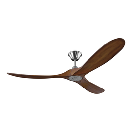 MAVERICK ventilateur nickel brossé 3MAVR60BSKOA | Luminaire Plus.ca