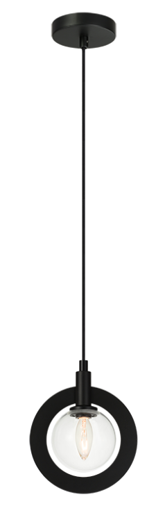 ASTRO luminaire suspendu noir C80701BKCL| Luminaire Plus.ca