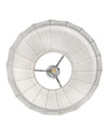 LUCA luminaire suspendu chrome en rotin 40387PCM