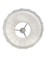 LUCA luminaire suspendu chrome en rotin 40387PCM