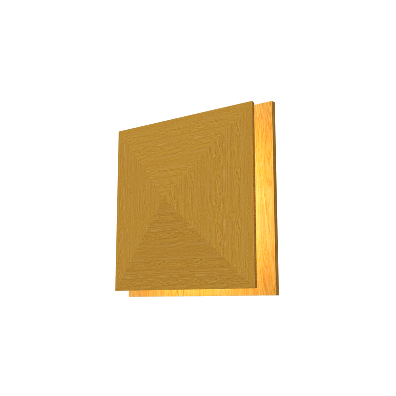 FACETED luminaire mural en bois du Brésil 4064LED | Luminaire Plus.ca