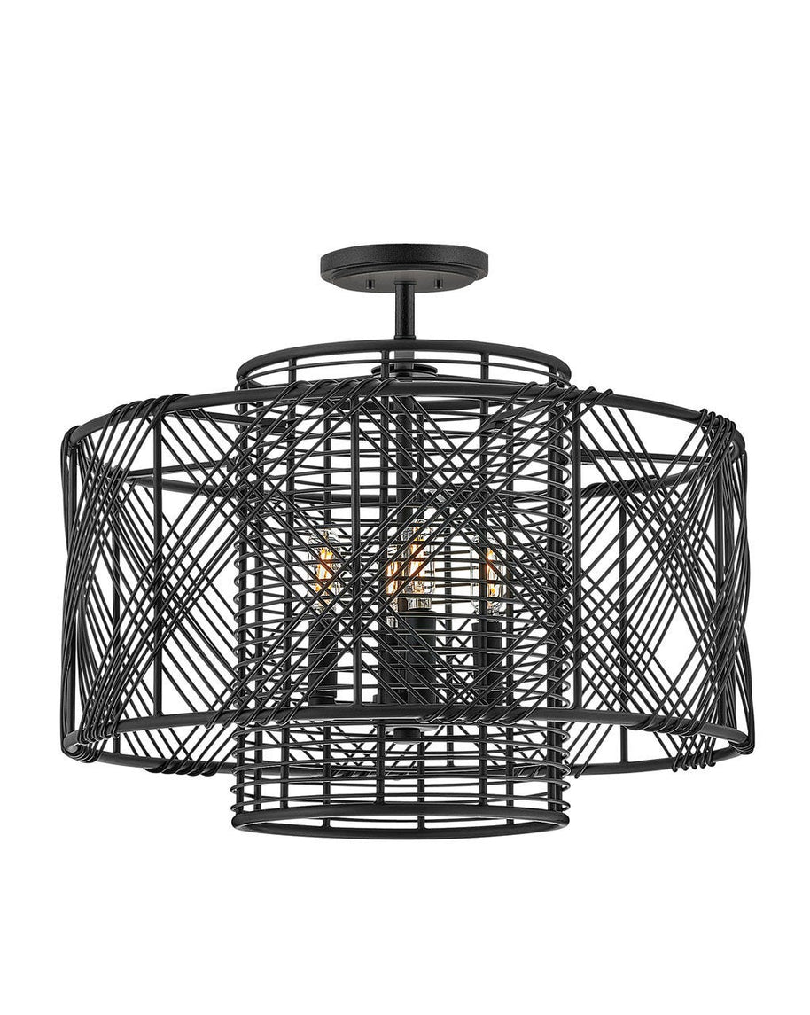 NIKKO luminaire suspendu noir 41063BLK | Luminaire Plus.ca