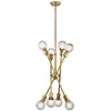 ARMSTRONG luminaire suspendu doré 43118NBR