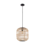 BORDESLEY luminaire suspendu bois naturel 43216A | Luminaire Plus.ca