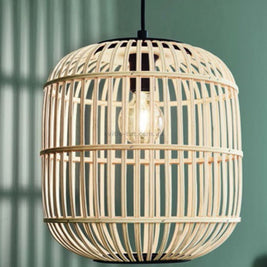 Eglo BORDESLEY luminaire suspendu simple bois 43216A