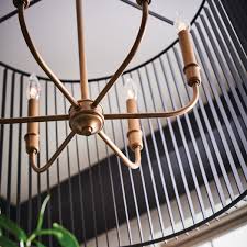 LINARA luminaire suspendu noir et doré 44167BK | Luminaire Plus.ca