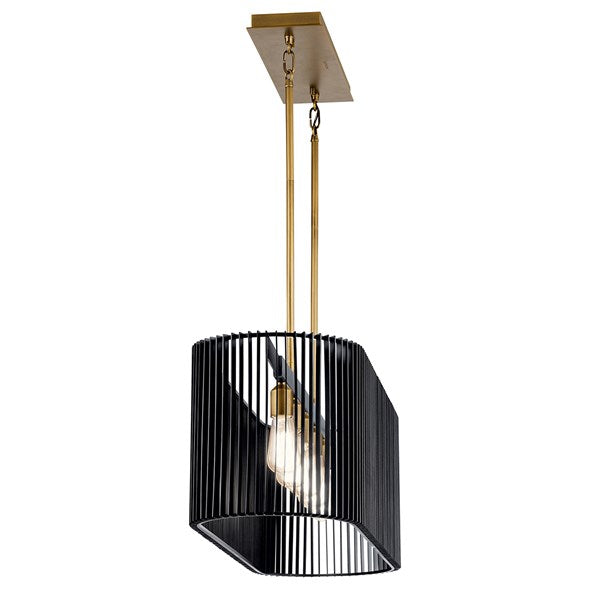 LINARA luminaire suspendu noir et doré 44168BK