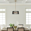 LINARA luminaire suspendu noir et doré 44171BK | Luminaire Plus.ca
