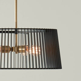 LINARA luminaire suspendu noir et doré 44171BK | Luminaire Plus.ca