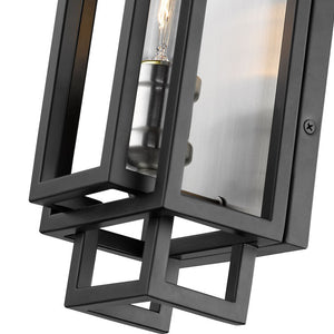 TITANIA luminaire noir et nickel 454-1S-BK-BN | Luminaire Plus.ca
