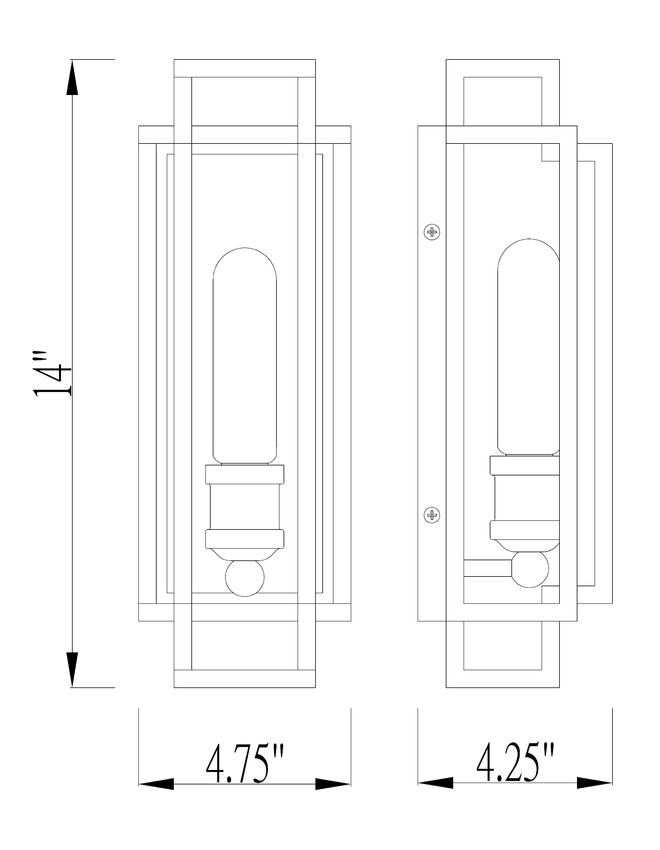 TITANIA luminaire noir et nickel 454-1S-BK-BN | Luminaire Plus.ca
