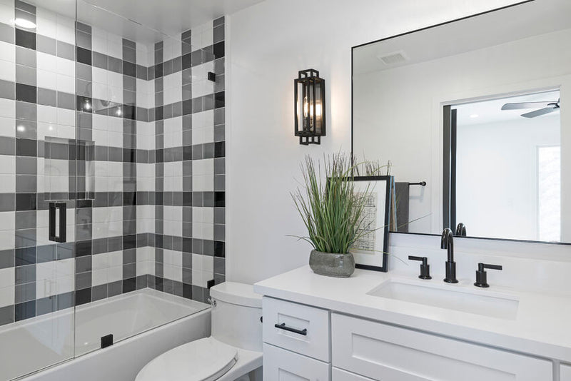 TITANIA luminaire noir et nickel 454-1S-BK-BN | Luminaire Plus.ca