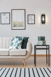 TITANIA luminaire noir et chrome 454-1S-BK-CH | Luminaire Plus.ca