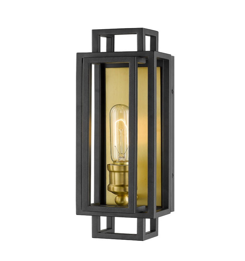 TITANIA luminaire noir et doré 454-1S-BRZ-OBR | Luminaire Plus.ca