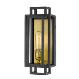 TITANIA luminaire noir et doré 454-1S-BRZ-OBR | Luminaire Plus.ca