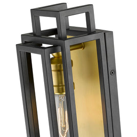 TITANIA luminaire noir et doré 454-1S-BRZ-OBR | Luminaire Plus.ca