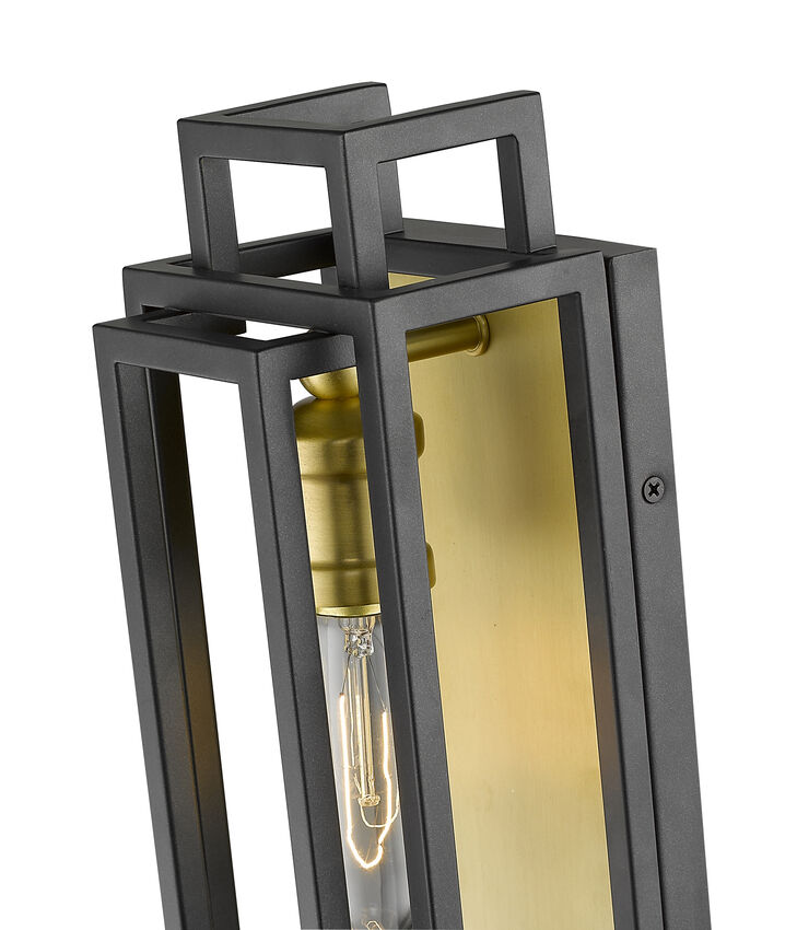 TITANIA luminaire noir et doré 454-1S-BRZ-OBR | Luminaire Plus.ca