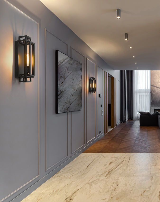 TITANIA luminaire mural noir 454-1S-MB | Luminaire Plus.ca