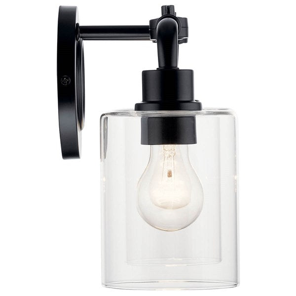 GUNNISON luminaire mural noir 45665BK | Luminaire Plus.ca