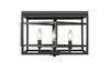EUCLID luminaire plafonnier noir 457F-MB | Luminaire Plus.ca