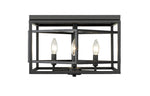 EUCLID luminaire plafonnier noir 457F-MB | Luminaire Plus.ca