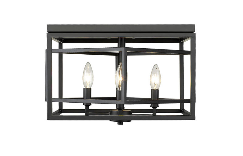 EUCLID luminaire plafonnier noir 457F-MB | Luminaire Plus.ca