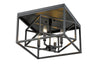 EUCLID luminaire plafonnier noir 457F-MB | Luminaire Plus.ca