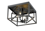 EUCLID luminaire plafonnier noir 457F-MB | Luminaire Plus.ca