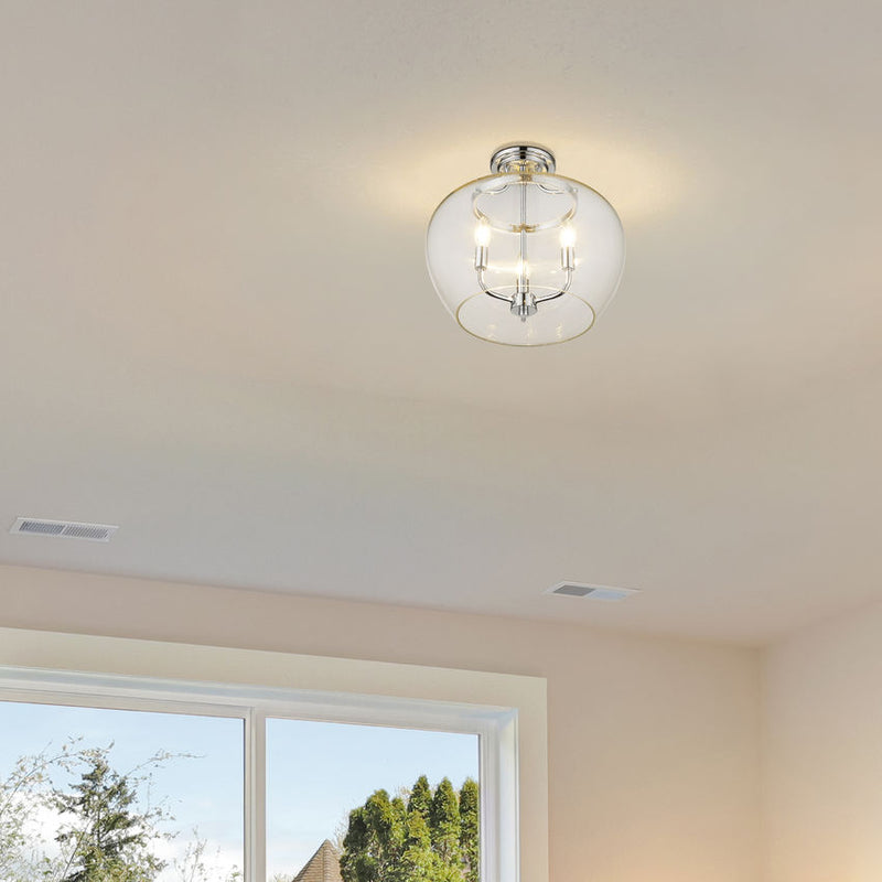 JOLIET luminaire plafonnier chrome IL-101A
