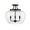 JOLIET luminaire plafonnier noir IL-101D