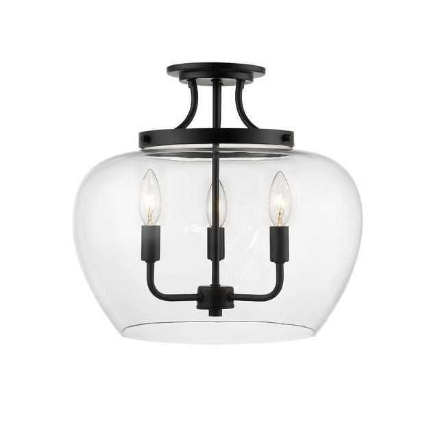 JOLIET luminaire plafonnier noir IL-101D | Luminaire Plus.ca