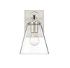HARPER luminaire mural nickel brossé 483-1S-BN | Luminaire Plus.ca
