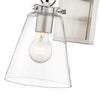 HARPER luminaire mural nickel brossé 483-1S-BN | Luminaire Plus.ca