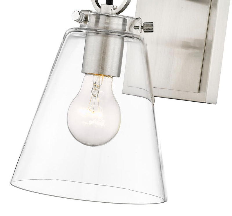 HARPER luminaire mural nickel brossé 483-1S-BN | Luminaire Plus.ca
