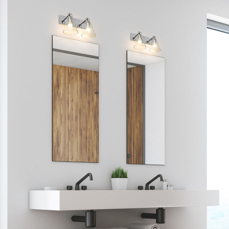 HARPER luminaire mural chrome 483-2V-CH| Luminaire Plus.ca