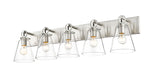HARPER luminaire mural nickel brossé 483-5V-BN | Luminaire Plus.ca