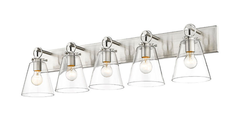 HARPER luminaire mural nickel brossé 483-5V-BN | Luminaire Plus.ca