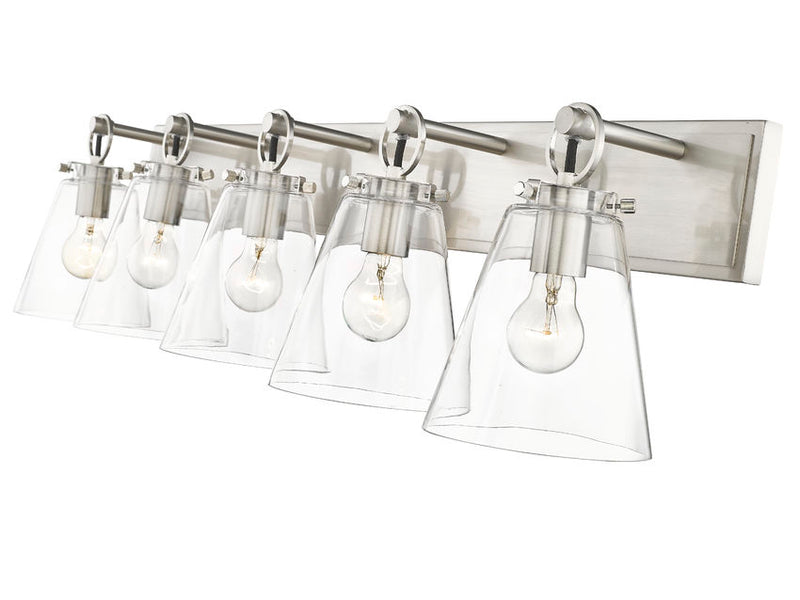HARPER luminaire mural nickel brossé 483-5V-BN | Luminaire Plus.ca