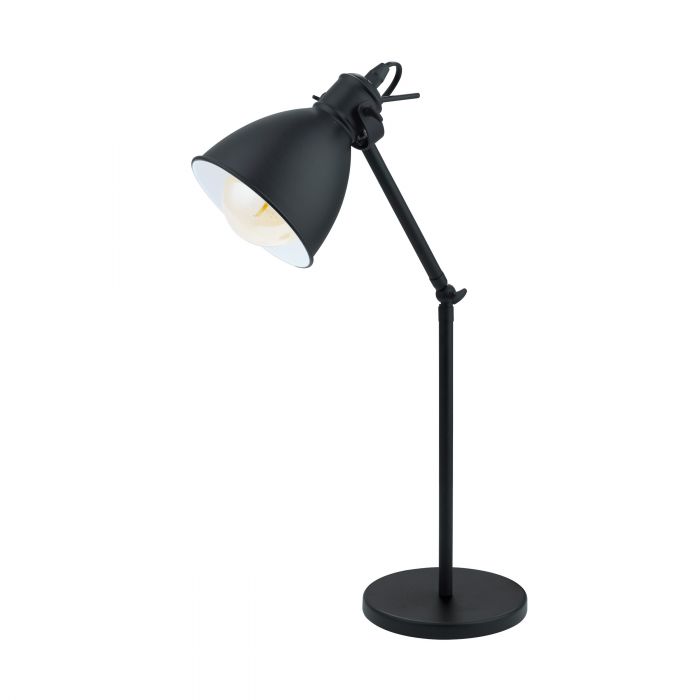 PRIDDY lampe de table noir et blanc 49469A