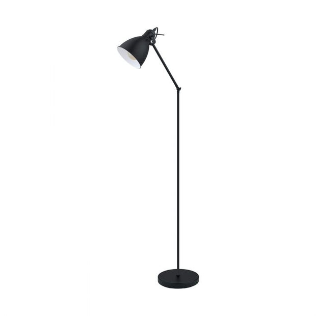 PRIDDY lampe de plancher noir et blanc 49471A | Luminaire Plus.ca