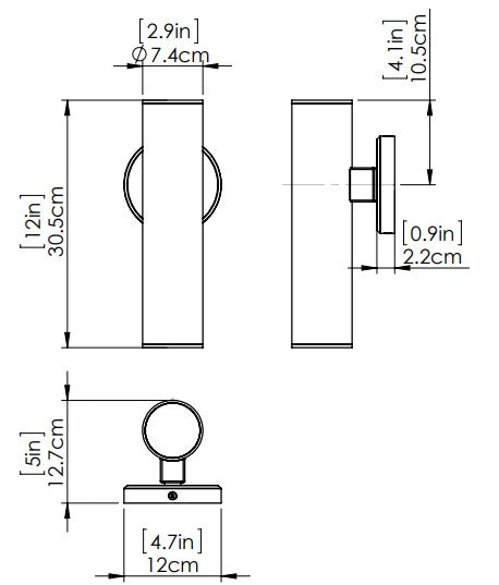 POND INLET luminaire extérieur noir DVP45772MFO+BK | Luminaire Plus.ca