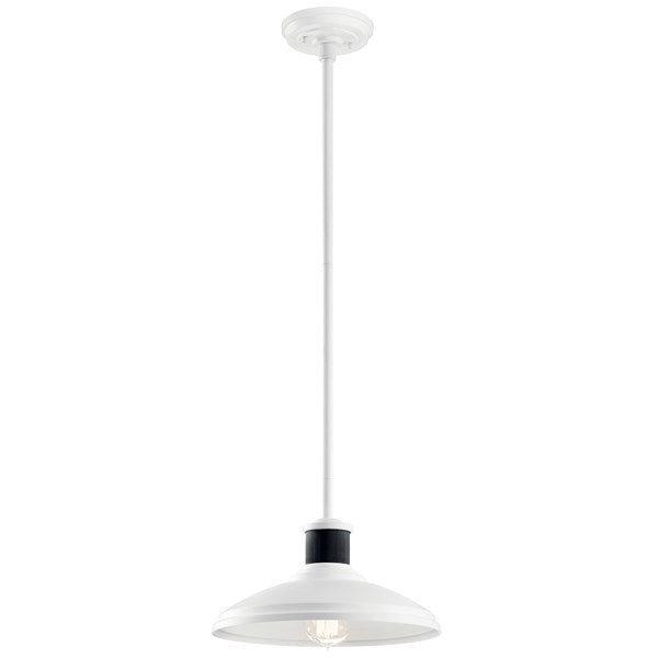 ALLENBURY luminaire suspendu extérieur blanc 49982WH | Luminaire Plus.ca