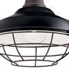 PIER luminaire mural extérieur noir 49990BK | Luminaire Plus.ca