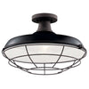 PIER luminaire suspendu extérieur noir 49992BK | Luminaire Plus.ca
