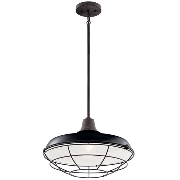 PIER luminaire suspendu extérieur noir 49993BK | Luminaire Plus.ca